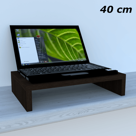 Soporte para laptop N°1 40x25x10 - WENGUE