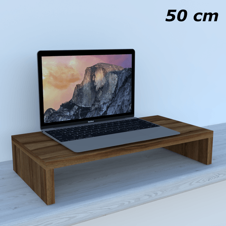 Soporte para laptop N°2 50x25x10 - NOGAL