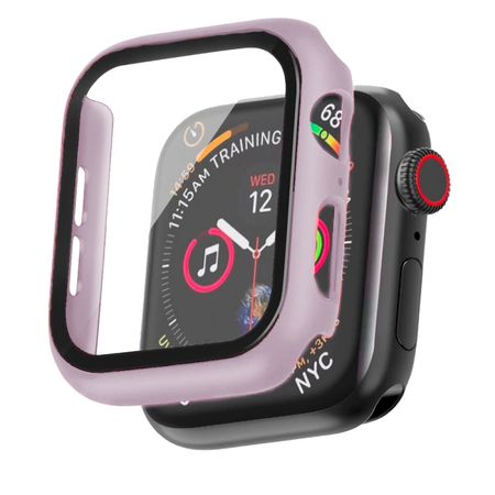 Case 360 Glass Para Apple Watch 38mm Rosado