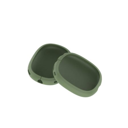 Case De Silicona Laterales Para Airpods Max - Verde Militar