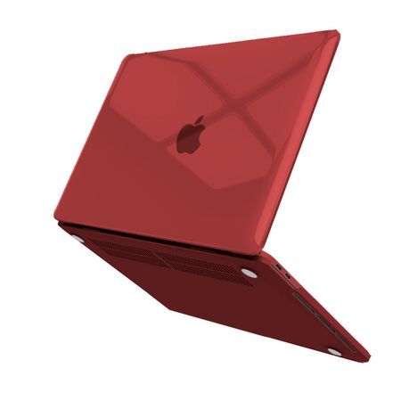 Case Cristal Para Macbook Rojo