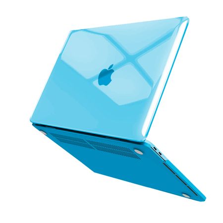 Case Cristal Para Macbook Celeste