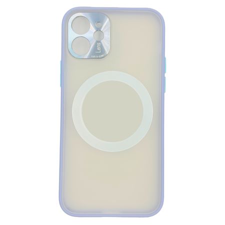 Clear Color Case Magsafe Con Protector De Camara Lila - Iphone 12 Mini