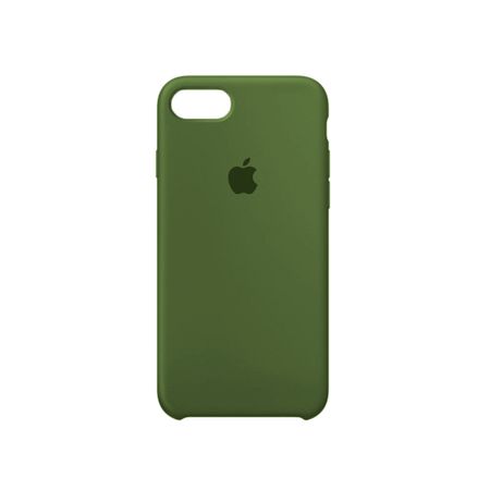 Case De Silicona Iphone 7 Verde Militar