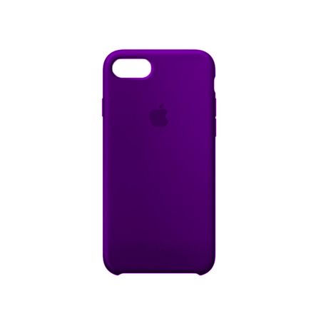 Case De Silicona Iphone 7 Morado