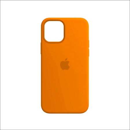 Case De Silicona Iphone 11 Mini Naranja