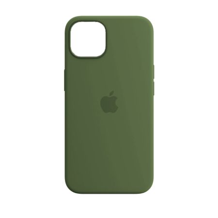 Case De Silicona Iphone 13 Mini Verde Militar