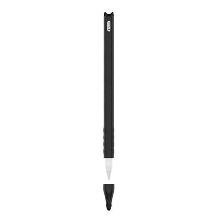 Case De Silicona Para Apple Pencil Segunda Generación - Negro