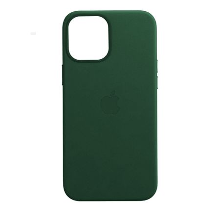 Case Cuero Magsafe IPhone 12 Verde Militar