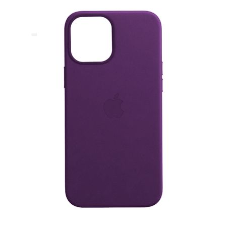 Case Cuero Magsafe IPhone 12 Pro Morado