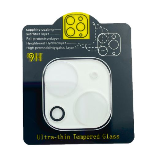 Mica Protectora de Pantalla + Protector de Cámara para iPhone 13 Vidrio  Templado Cobertura Completa