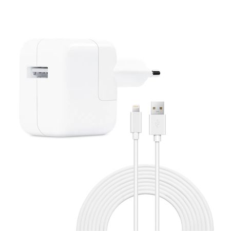 Adaptador 12 Watts + Cable Ligthning 2 M  Apple Adaptador 12 Watts + Cable Ligthning 2 M Apple