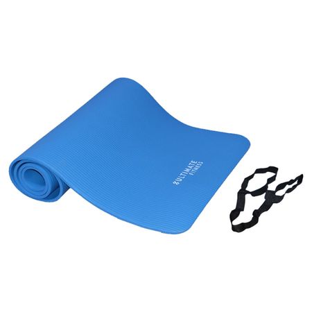 Mat de Yoga 8 mm NBR Azul