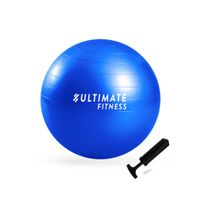 Balón Pilates 75 cm con Inflador Azul