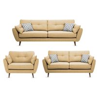 Juego de Sala 3 2 1 Altina Alto Hogar Vintage Beige