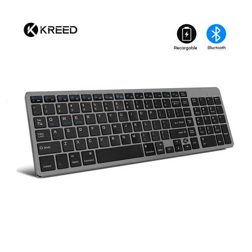 Teclado y Mouse Inalámbrico Bluetooth Blanco- KREED - Anavatec