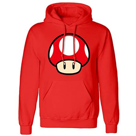 Polera Capucha Honguito Super Mario Bros Talla L