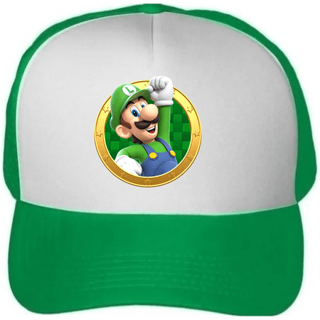 Gorra Luigui Mario Bross Color verde