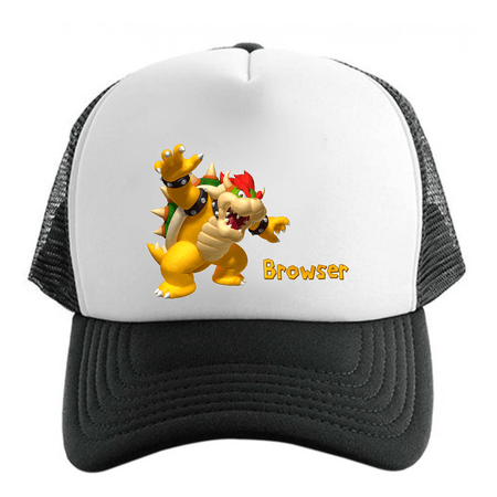 Gorra Dragon Mario Bros Color Negro