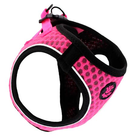 Arnés Deportivo De Perro Doco Net Xl Rosa 52 a 56 cm 9 a 11 kg