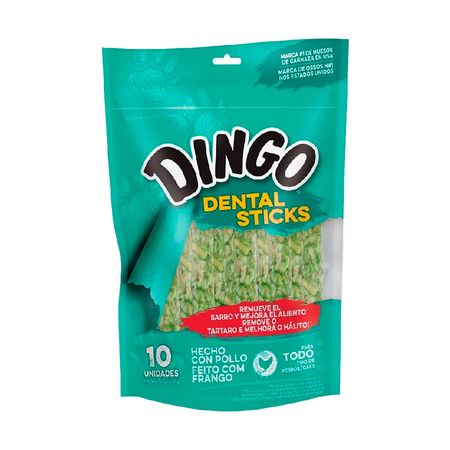 Snacks Para Perro Dingo Dental Sticks 10Un