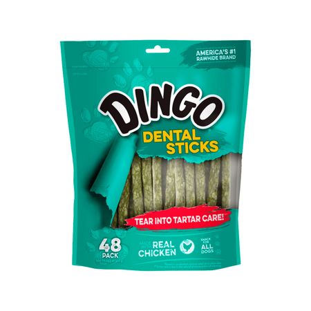 Snacks Para Perro Dingo Dental Sticks 48Un