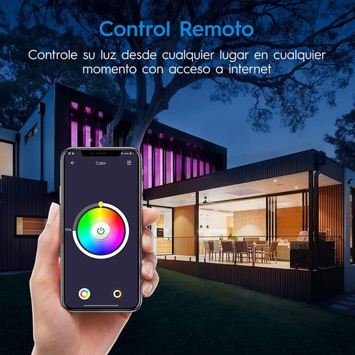 Apple Homekit Wifi Led Lámpara inteligente 9w Rgb Control de voz Bombilla  doméstica inteligente Funciona con Dohome Apple iOS /