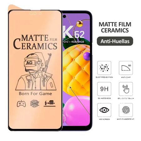 Mica para LG K50s Protector de Pantalla Ceramica Mate Resistente a Caidas y Golpes