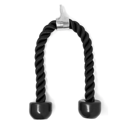 Agarre de Polea Soga Larga Cuerda Trenzada Triceps