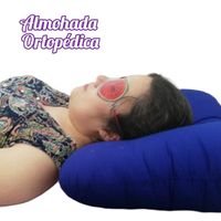 Almohada Ortopédica Antiestrés Azulino