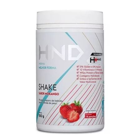 Batido Nutricional Hnd Shake Sabor Fresa 550g