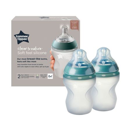 Biberón Closer To Nature Silicona Tommee Tippee 9Oz X 2