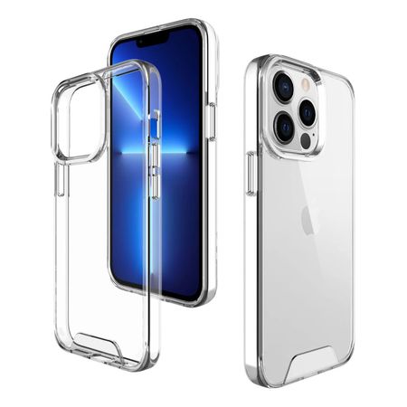 Case Antishock Transparente Space Compatible con iPhone 13 Pro