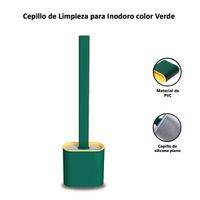Cepillo de Limpieza para Inodoro de Verde