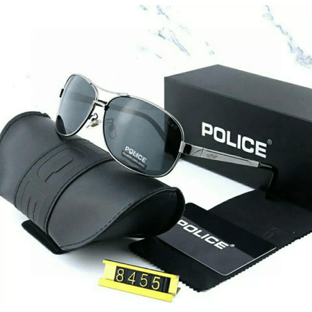 LENTES DE SOL ESTILO POLICIAL UV400 AVIADOR HOMBRE DE LUJO