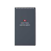 Libreta Klads Con Todo Menos Miedo
