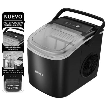 Maquina de Hacer Hielo Imaco IMK1209 Negro 90W