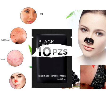Mascarilla Facial Negra para Eliminar Espinillas