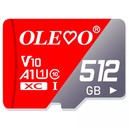 MEMORIA MICRO SD 512 GB OLEVO – 4K – U1 – V10 – HD