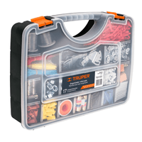 Organizador Truper 17"" Reforzado Caja con 17 Compartimentos ORG-17X