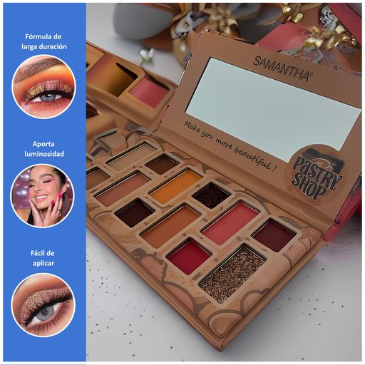 Paleta de Sombras para Ojos,63 Colores Sombras de Ojos con Huevo