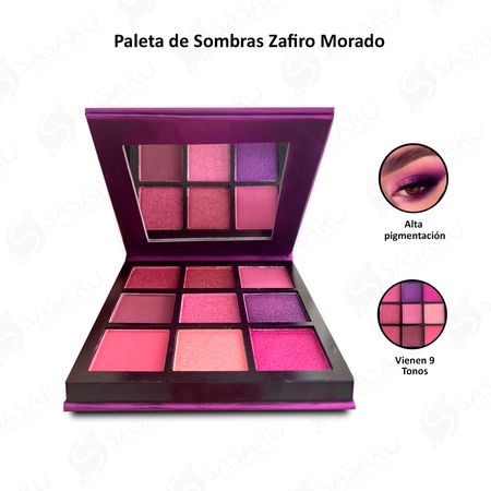 Paleta de Sombras Zafiro Morado