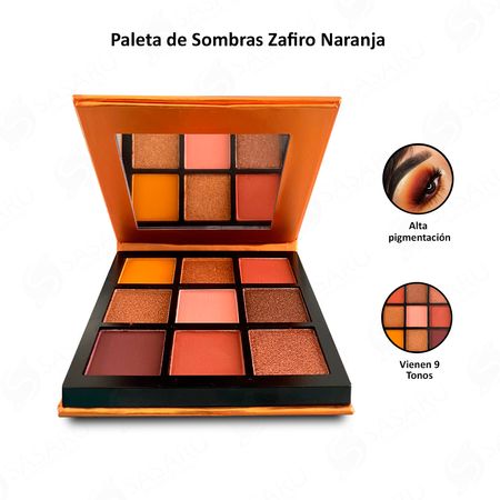 Paleta de Sombras Zafiro Naranja