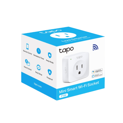 Enchufe Mini Wi-Fi Inteligente Ahorro Energetico Tp-Link Tapo P100