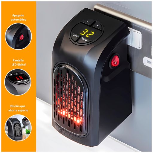 Mini calefactor portátil eléctrico 400 Watts – My Shop