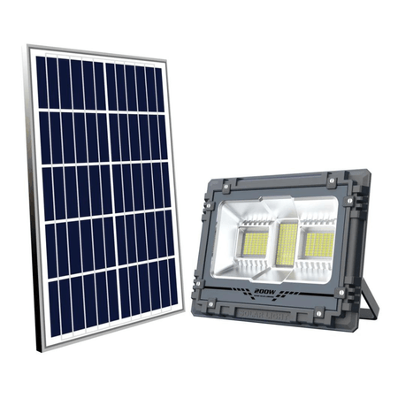 Reflector 200W Recargable Con Energía Solar