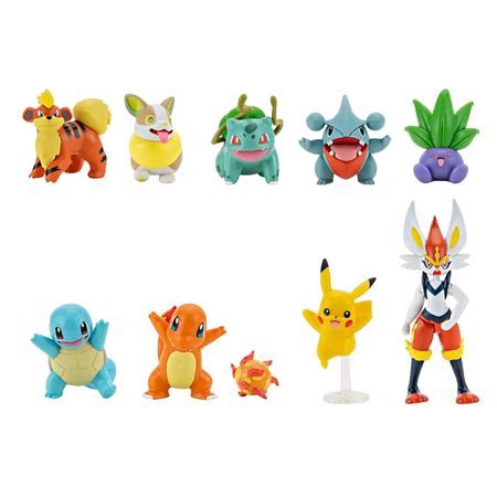Set de Figuras Batalla Pokemon x 10