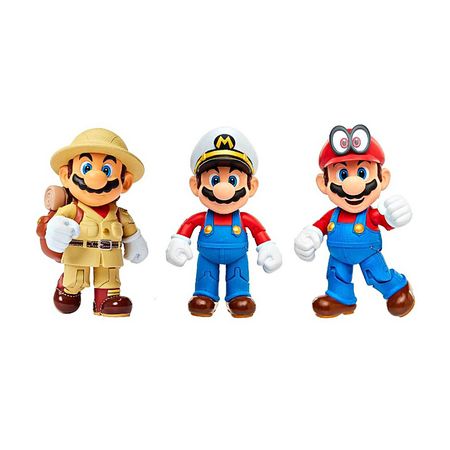 Super Mario Bros 4 pulgadas Odyssey Multipack