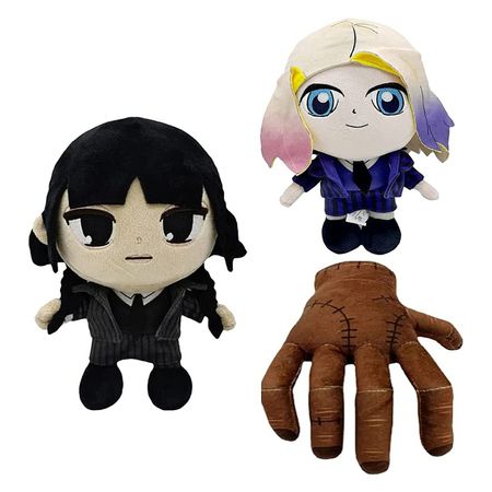 Pack de Peluches Merlina Addams X 3