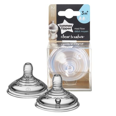 Tetina Closer To Nature Flujo Mediano Tommee Tippee X 2